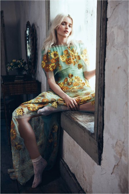 Эбби Ли Кершоу (Abbey Lee Kershaw) в фотосессии для журнала «Vogue»
