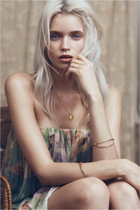 Эбби Ли Кершоу (Abbey Lee Kershaw) в фотосессии для журнала «Vogue»