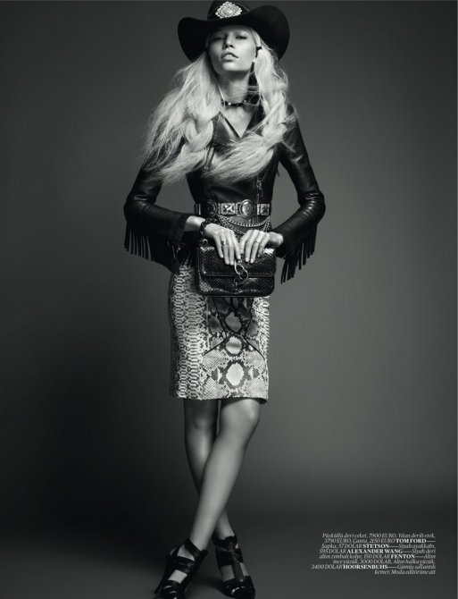 Алин Вебер (Aline Weber) в фотосессии для журнала «Vogue»