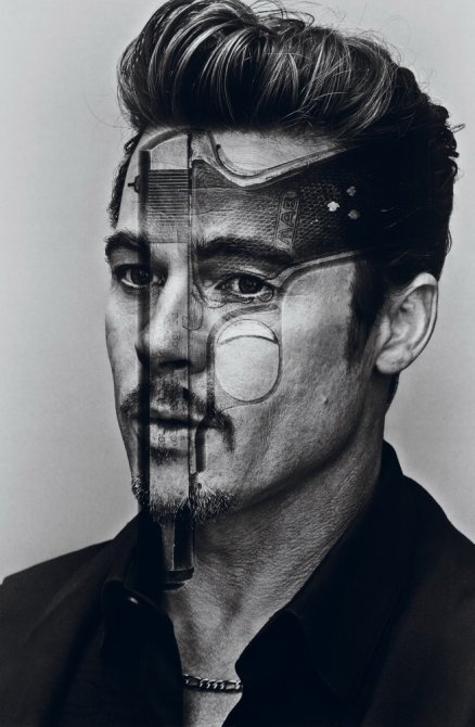 Брэд Питт (Brad Pitt) в необычной фотосессии для журнала «Interview»