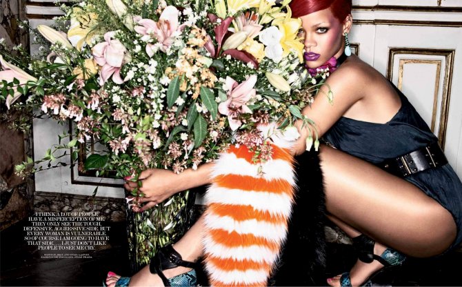 Рианна (Rihanna) в фотосессии Микаэля Янссона для журнала «Interview»
