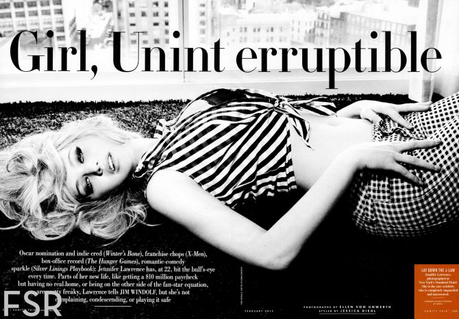 Дженнифер Лоуренс (Jennifer Lawrence) в двух фотосессиях
