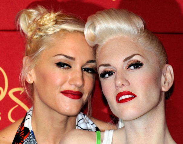 Гвен Стефани (Gwen Stefani) и ее восковой двойник