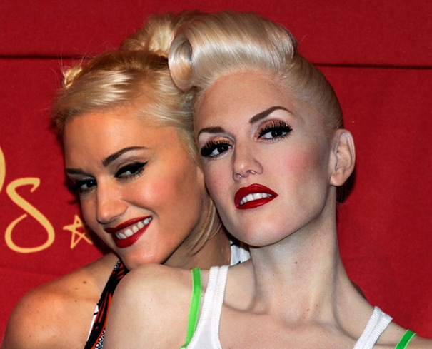 Гвен Стефани (Gwen Stefani) и ее восковой двойник