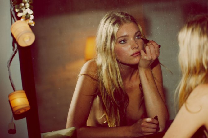 Обнаженная Эльза Хоск (Elsa Hosk) в фотосете Гая Ароша (Guy Aroch)