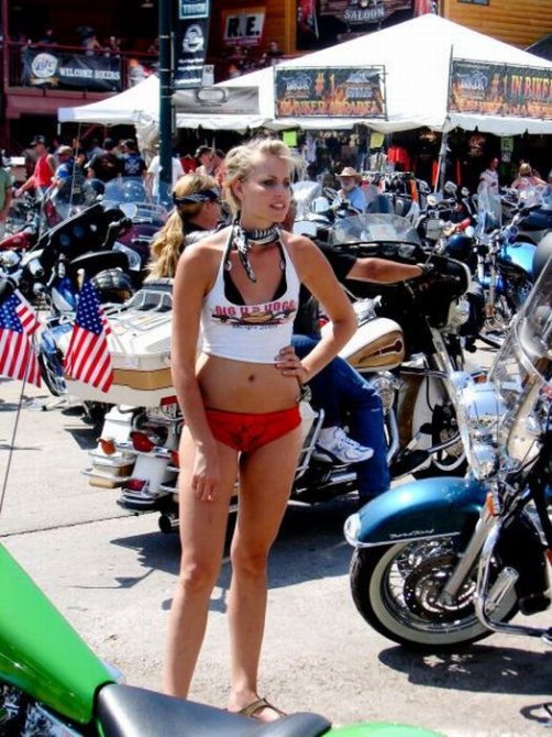 Девушки с фестиваля Sturgis
