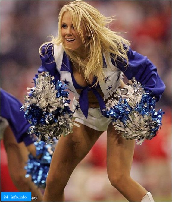 Девушки из группы поддержки команды Dallas Cowboys