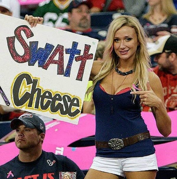 Привлекательные фанатки NFL