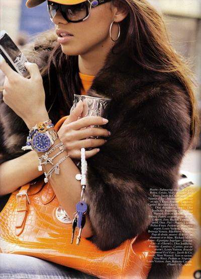 Голая Французский Vogue: Адриана Лима (НЮ)