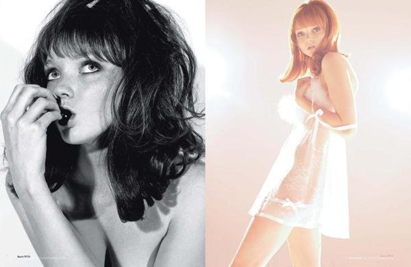 Голая Лили Коул (Lily Cole) в октябрьском журнале Playboy (красивые фото)