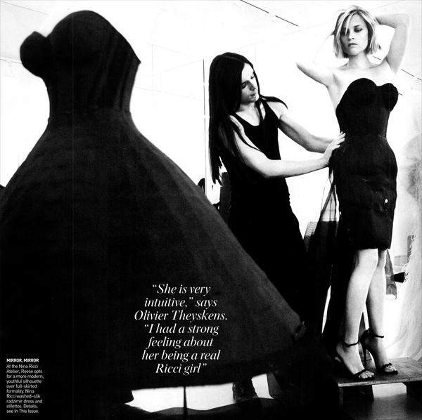 Голая звезда Риз Уизерспун (Reese Witherspoon) в журнале Vogue (НЮ)