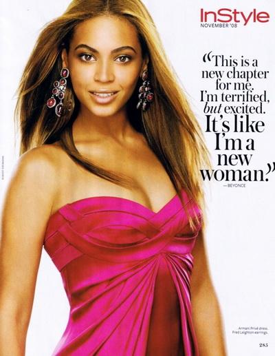 Сексуальная Бейонсе (Beyonce) aka Sasha Fierce в журнале InStyle (только для взрослых)