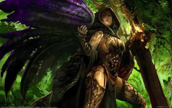 девушка, рисунок, fantasy, фэнтези