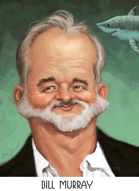 Карикатуры на знаменитостей (28 картинок)