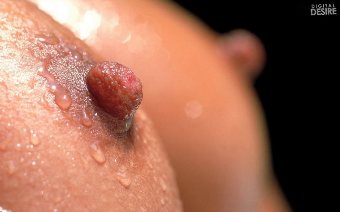 грудь, сиськи, соски, вода, капли