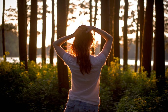 sunshine morning, девушка, рассвет, радость