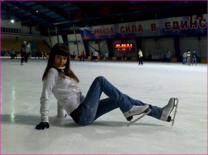 Частные фотографии хрупкой девушки