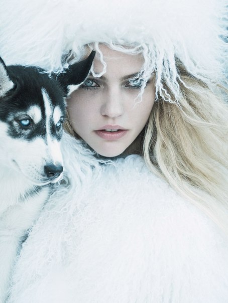 Sasha Pivorarova - Mikael Jansson Photoshoot for Vogue