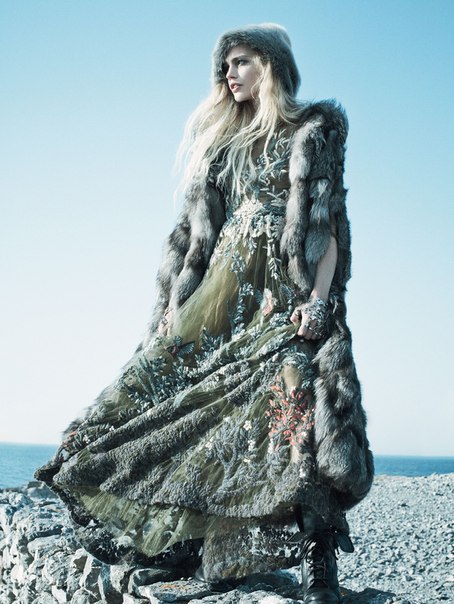 Sasha Pivorarova - Mikael Jansson Photoshoot for Vogue