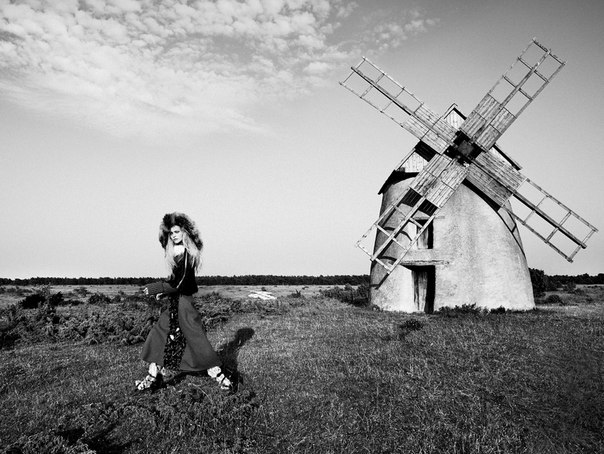 Sasha Pivorarova - Mikael Jansson Photoshoot for Vogue
