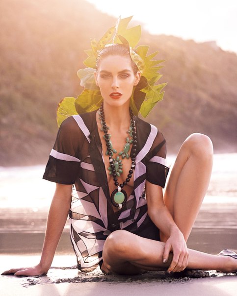 Hilary Rhoda for Vogue Japan May 2015by Mariano Viv