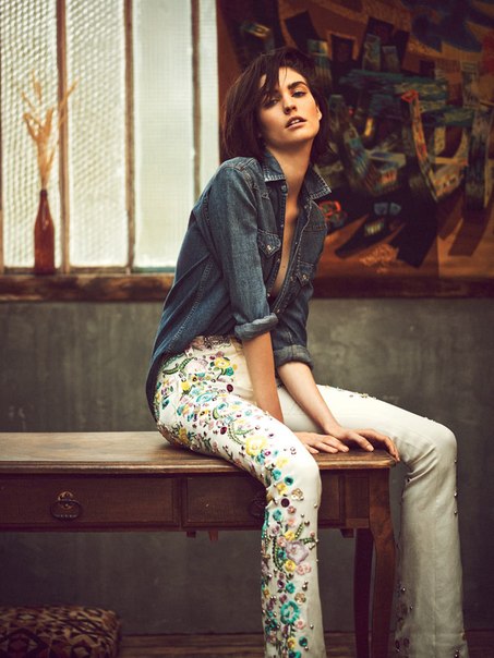 Manon Leloup by Serge Leblon for Vogue Turkey March
