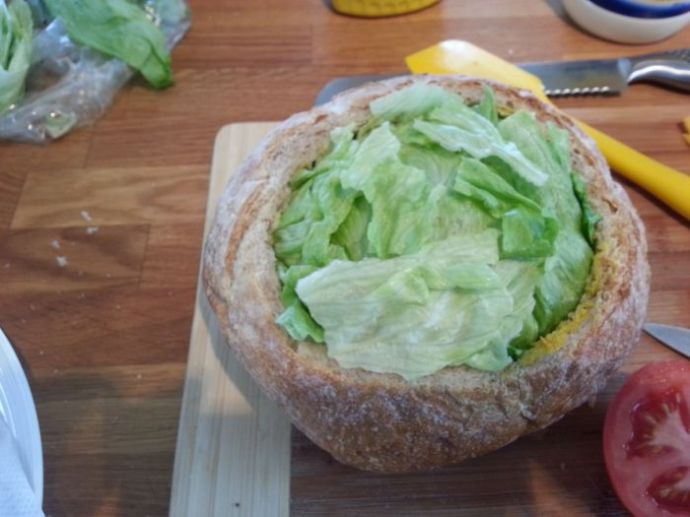 Настоящий мужской сэндвич