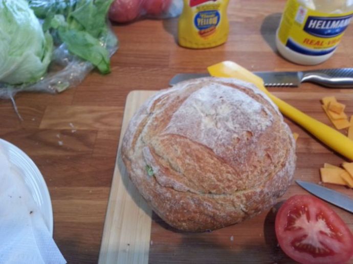 Настоящий мужской сэндвич