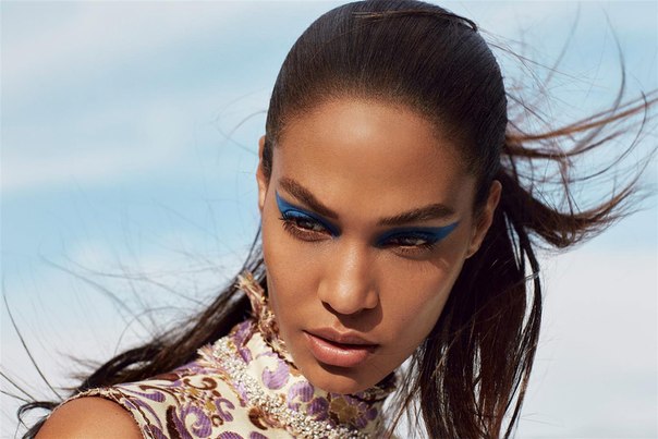 Cameron Russell and Joan Smalls by Cass Bird for US