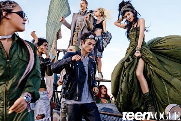 Кайли Дженнер для журнала Teen Vogue