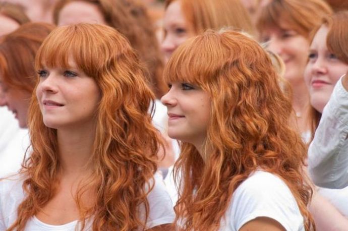 Красивые рыжеволосые девушки