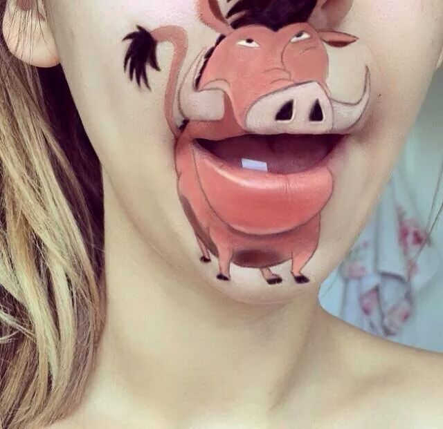 Диснеевский макияж губ ( ё-мое)