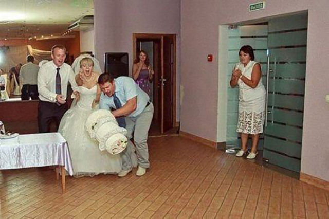 Неудачные фото со свадеб