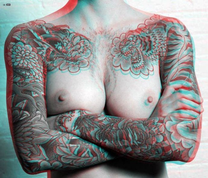 Грудь в формате 3D