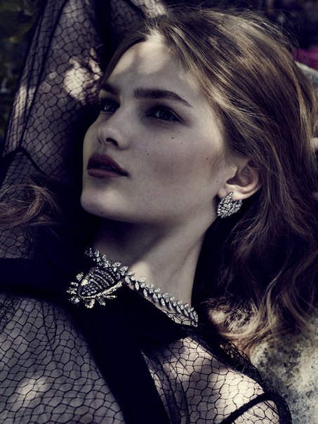 Aneta Pajak by Emma Tempest for Vogue Russia August