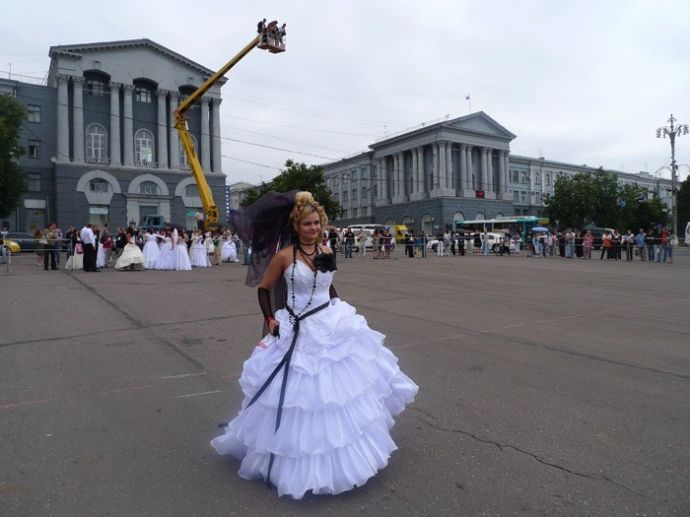 Парад невест в Курске
