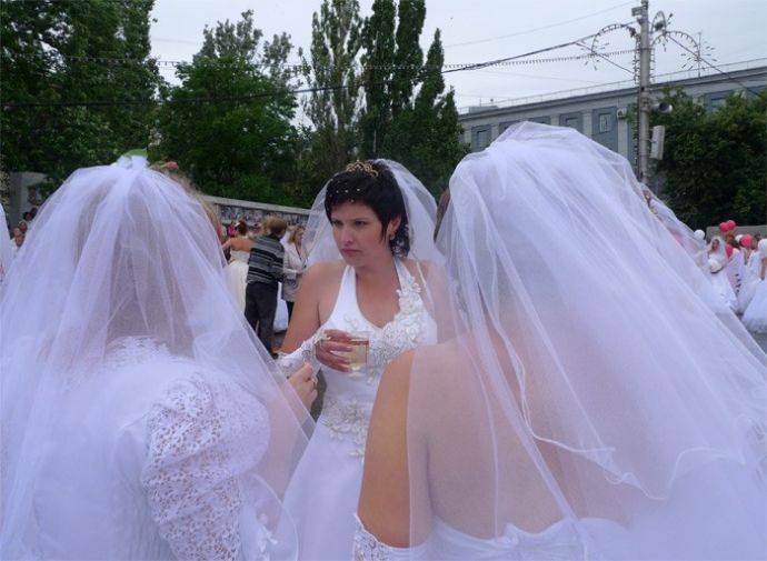 Парад невест в Курске