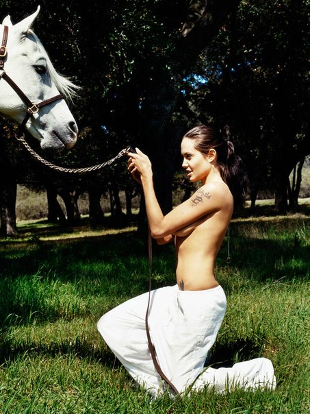 Проект "Голые знаменитости" Анджелина Джоли - Angelina Jolie Nude