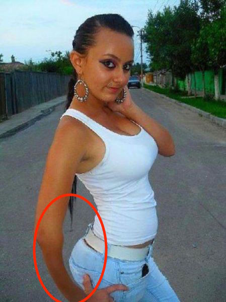 Девушки и их кривые руки в фотошопе