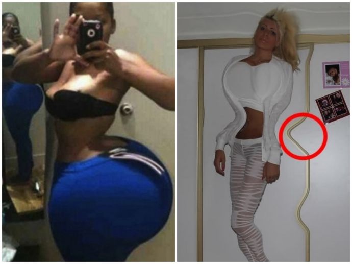Девушки и их кривые руки в фотошопе