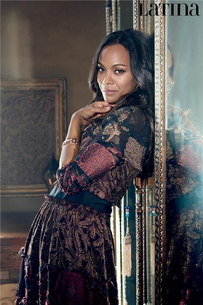 Зои Салдана в фотосессии для Latina magazine декабрь 2015