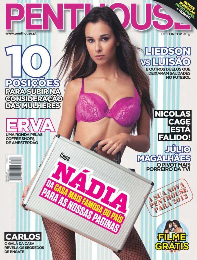 Богиня эротики Nadia Carrasco - Penthouse December 2011 (12-2011) Portugal