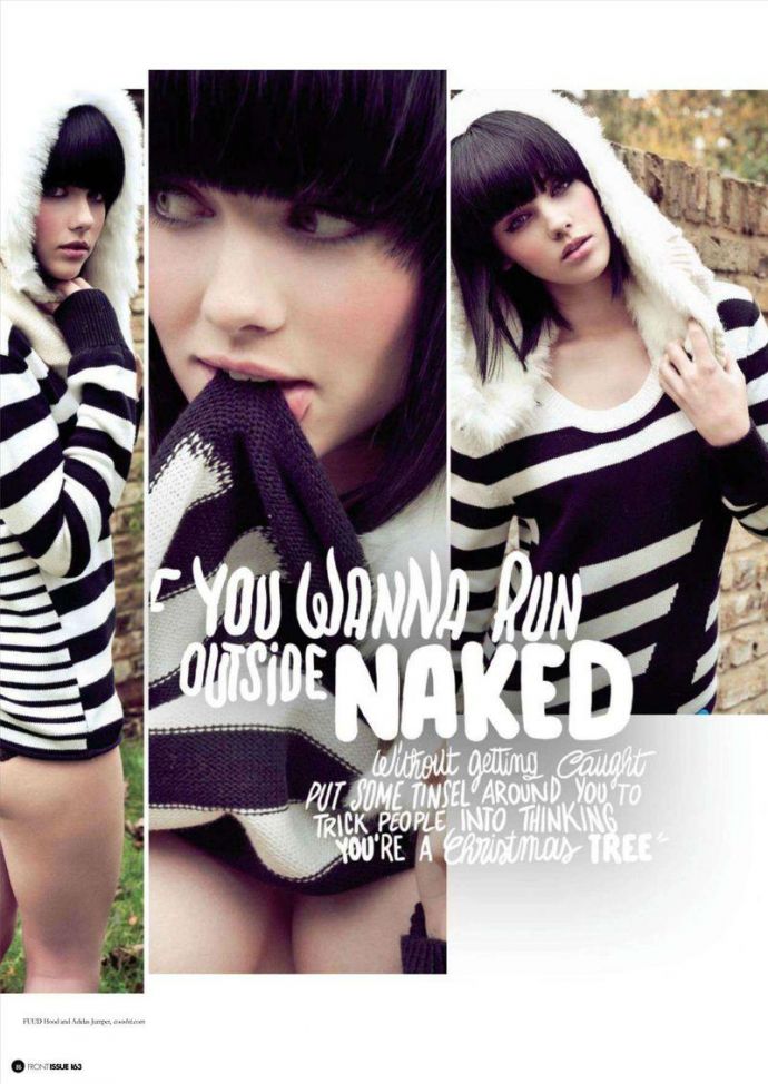 Богиня эротики Mellisa Clarke - Front January 2012 (1-2012) UK