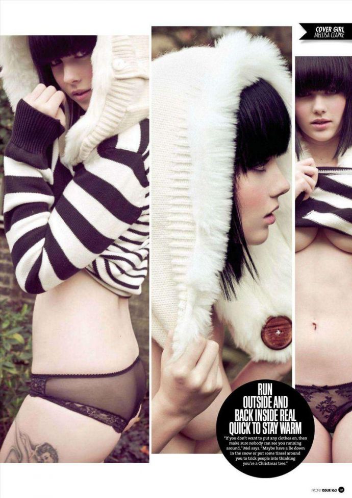 Богиня эротики Mellisa Clarke - Front January 2012 (1-2012) UK