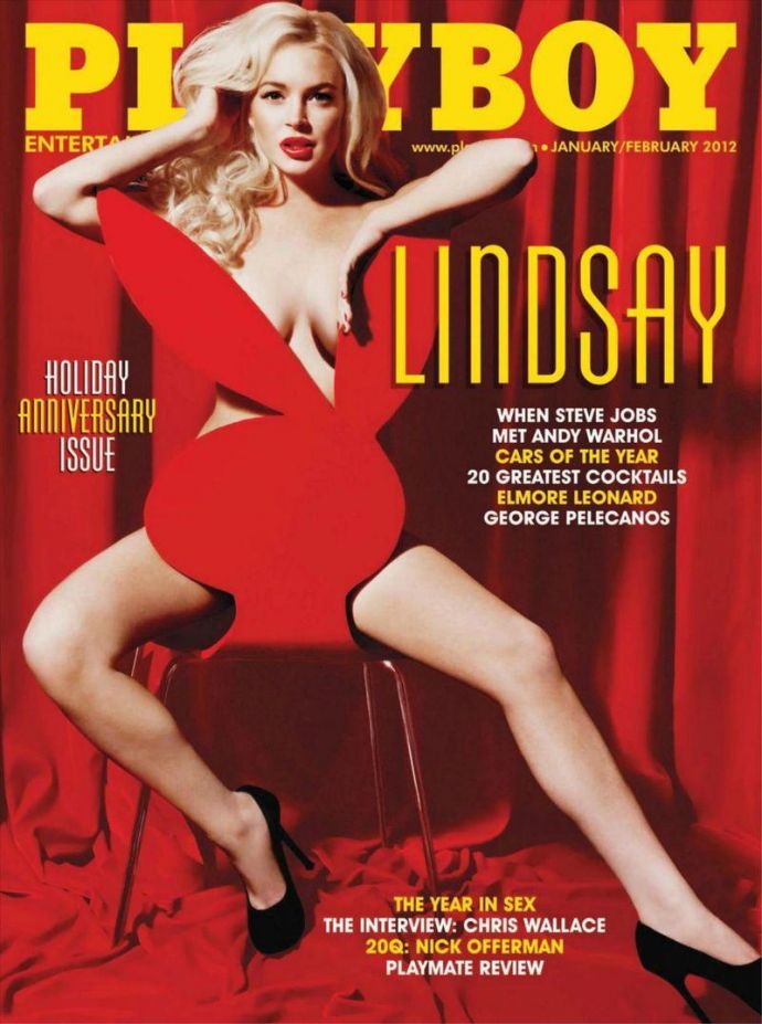 Обнаженная Lindsay Lohan - Playboy January-February 2012 (1-2—2012) USA