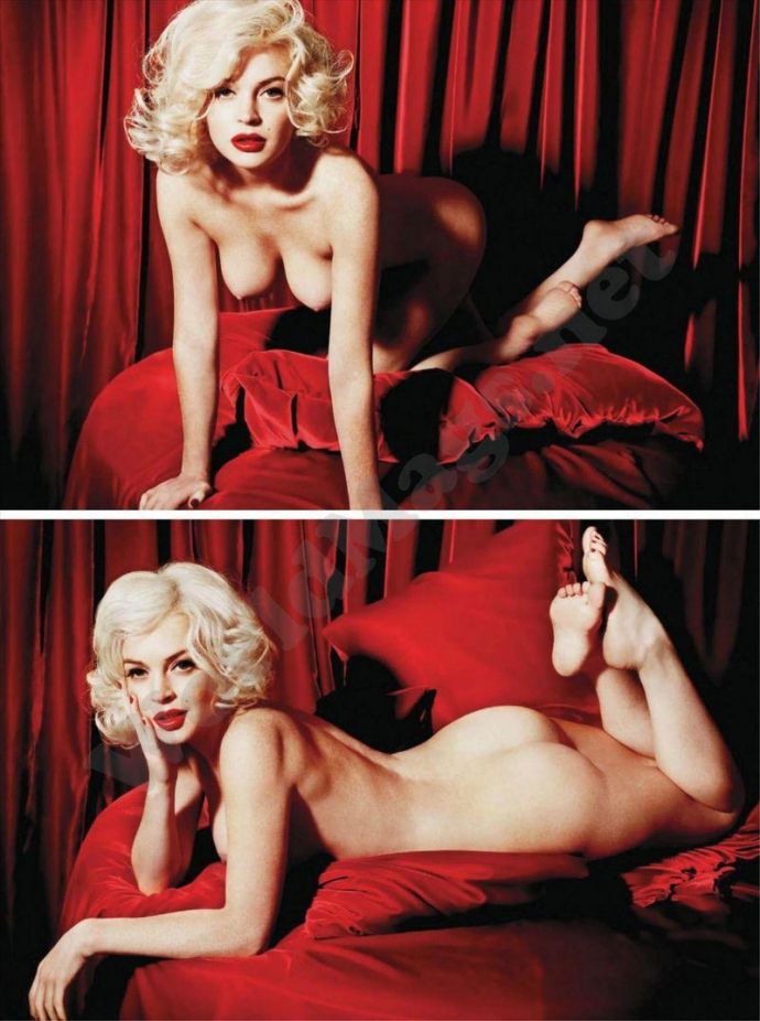 Обнаженная Lindsay Lohan - Playboy January-February 2012 (1-2—2012) USA
