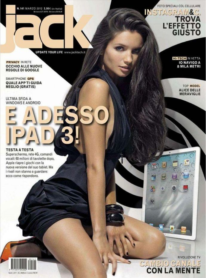 Богиня эротики Alice Greczyn - Jack March 2012 Italy