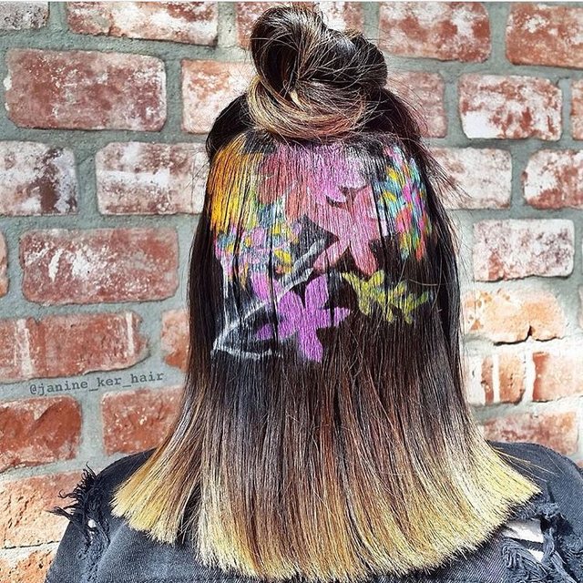 Новый тренд Instagram: #hairstencil