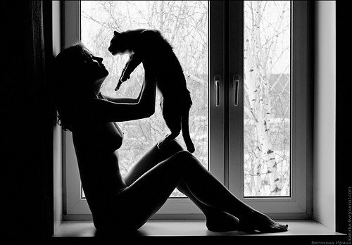 Коты и девушки