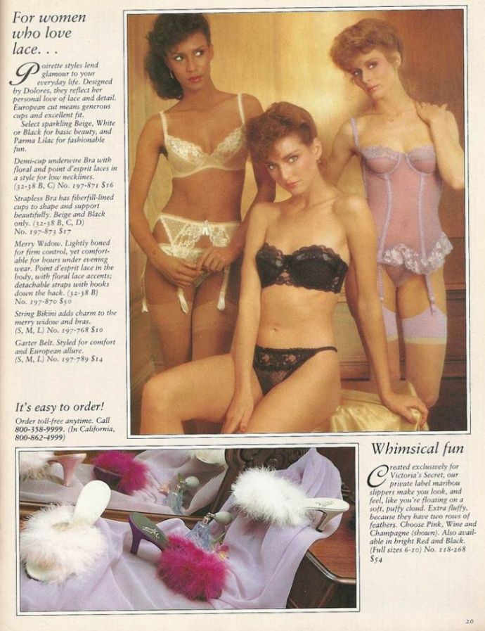 Как выглядел каталог знаменитого белья Victoria’s Secret в 1979 году